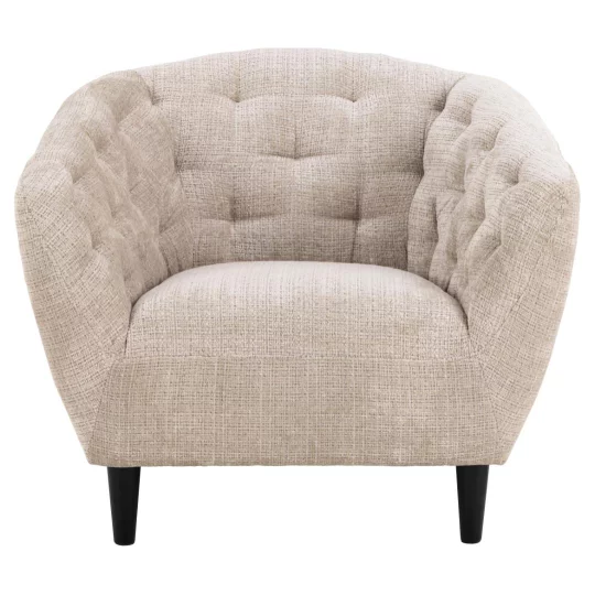 Fotel tapicerowany SORA beżowy - Zdjęcie 2