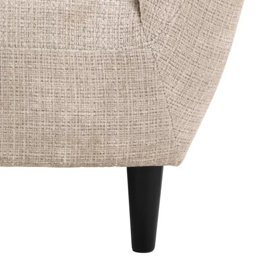 Fotel tapicerowany SORA beżowy - Zdjęcie 6