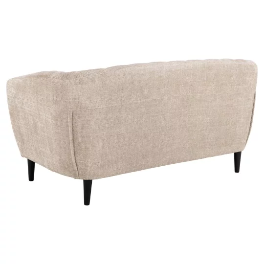 Sofa pikowana dwuosobowa SORA beżowa - Zdjęcie 3