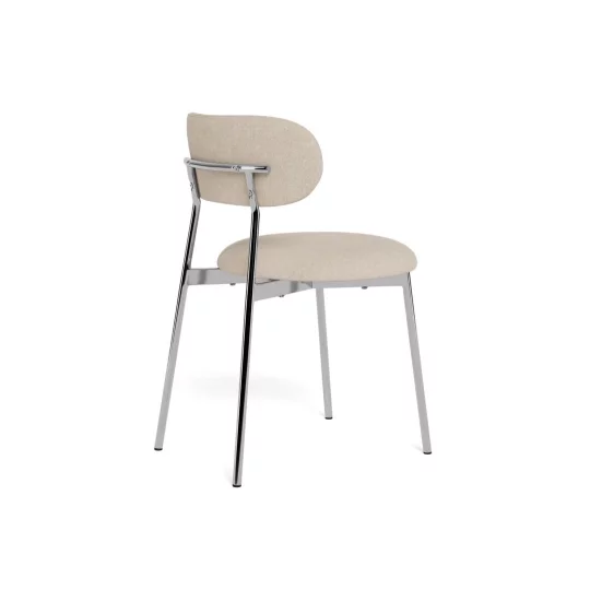 Krzesło tapicerowane TRAK beżowe - Zdjęcie 5