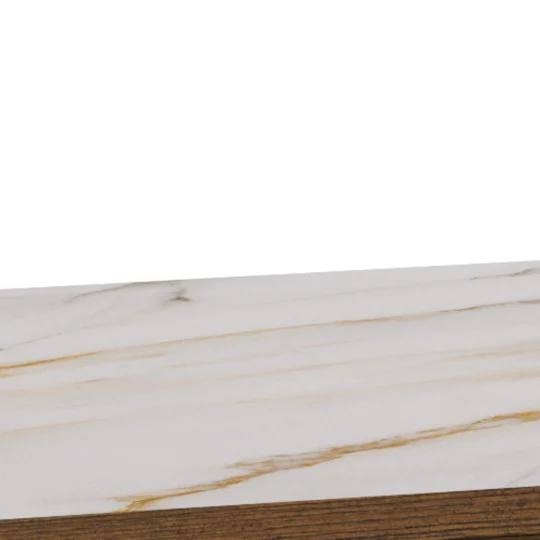 Stół prostokątny MONS 180x90 drewniany/marmur - Zdjęcie 5