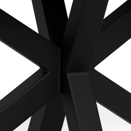 Stół rozkładany RITA 168/210x90 drewniany - czarna noga - Zdjęcie 7