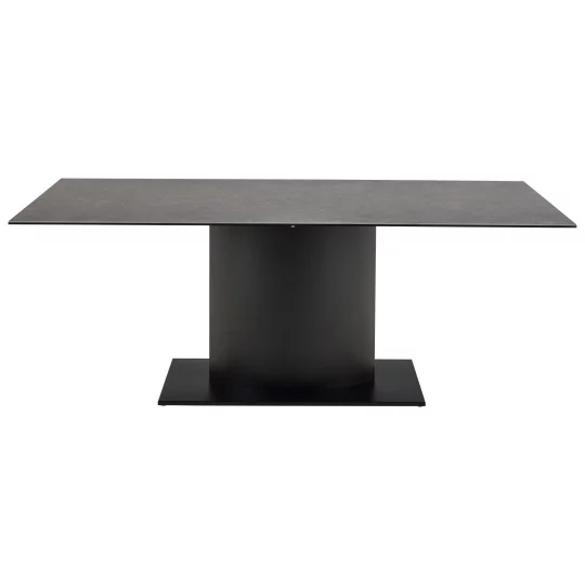 Stół prostokątny ALICANTE 200x100 czarny - Zdjęcie 2