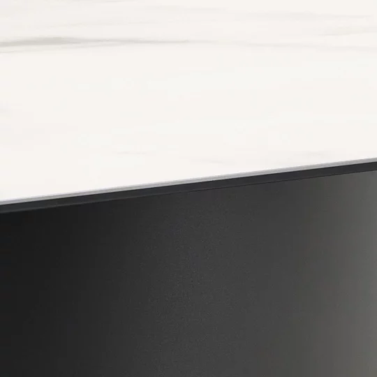 Stół prostokątny ALICANTE 200x100 biały marmur - Zdjęcie 4