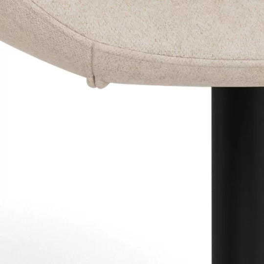 Krzesło tapicerowane ZENO beżowe - noga krzyżak - Zdjęcie 8