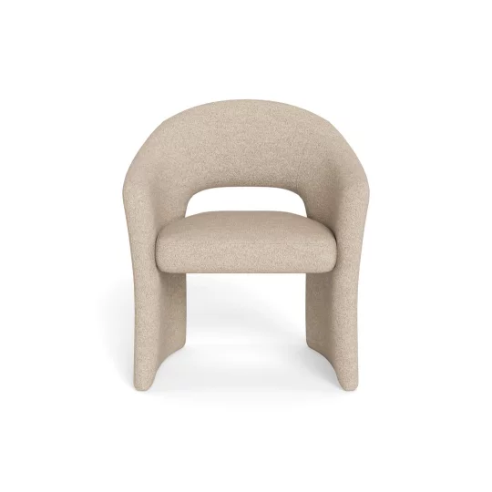 Krzesło tapicerowane NEVA beżowe - Zdjęcie 2