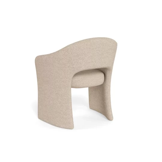 Krzesło tapicerowane NEVA beżowe - Zdjęcie 3