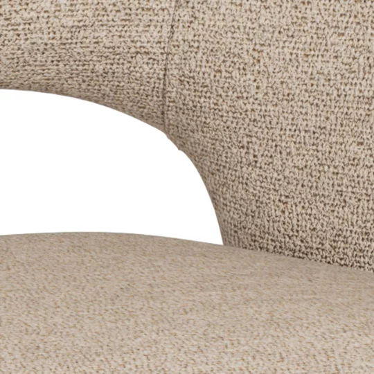 Krzesło tapicerowane NEVA beżowe - Zdjęcie 7