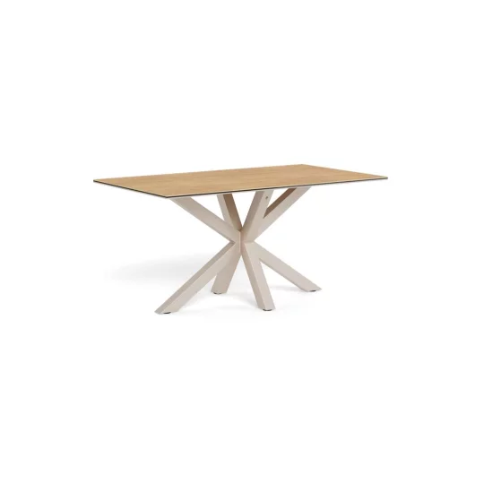 Stół RITA 160x90 drewniany - beżowa noga