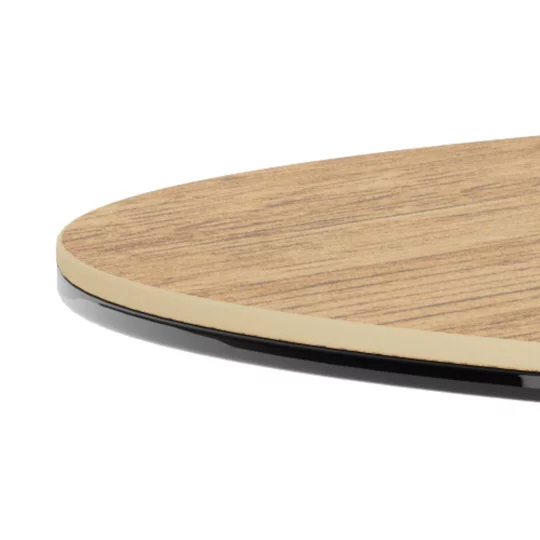 Stolik kawowy okrągły RITA fi 82 drewniany - Zdjęcie 3