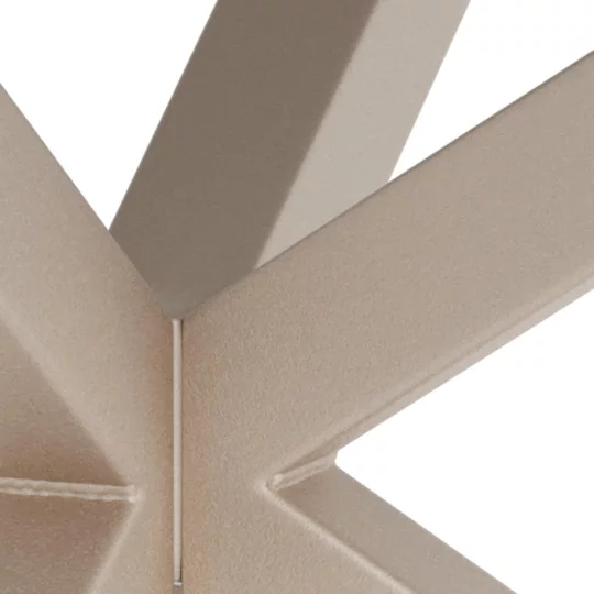 Stolik kawowy okrągły RITA fi 82 drewniany - Zdjęcie 5