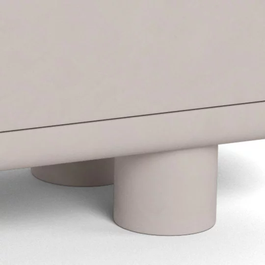 Komoda trzydrzwiowa KALT szara - Zdjęcie 9