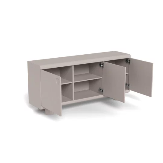 Komoda trzydrzwiowa KALT szara - Zdjęcie 3