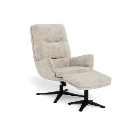 Suton recliner with footstool