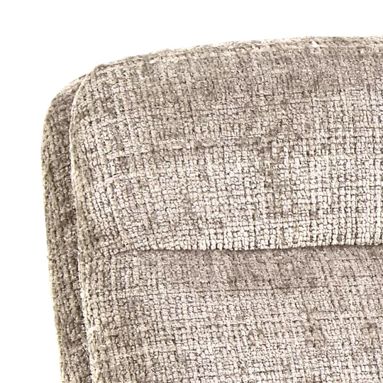 Krzesło tapicerowane obrotowe DUMI beżowe - Zdjęcie 6