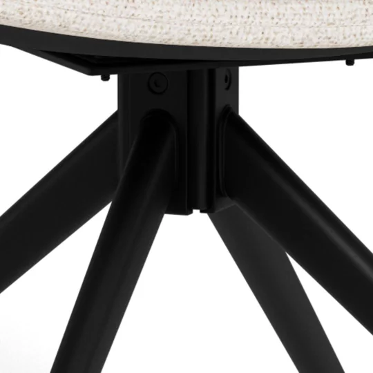 Krzesło tapicerowane ELIO ecru - Zdjęcie 8