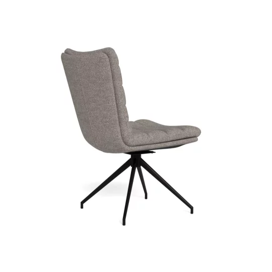 Krzesło tapicerowane ELIO szarobeżowe - Zdjęcie 4