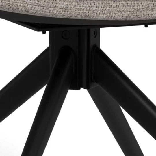 Krzesło tapicerowane ELIO szarobeżowe - Zdjęcie 8