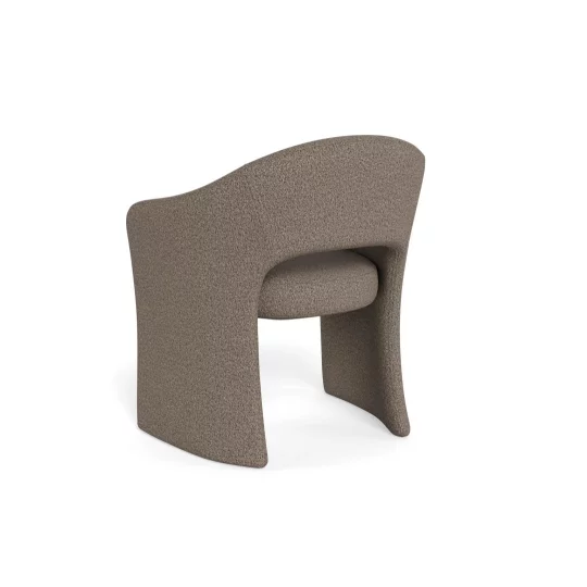 Krzesło tapicerowane NEVA brązowe - Zdjęcie 3