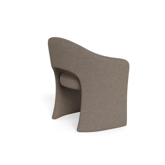 Krzesło tapicerowane NEVA brązowe - Zdjęcie 5