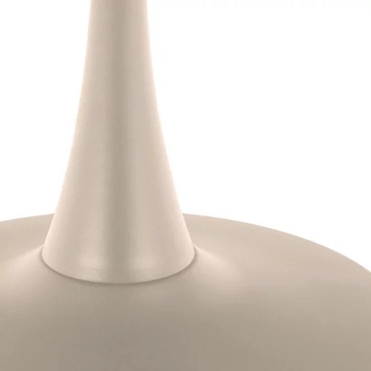 Stół okrągły LAURENT fi 90 brązowy marmur - Zdjęcie 5