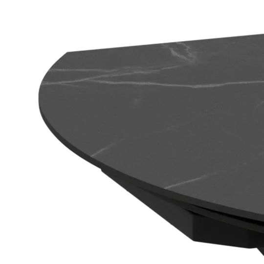 Stół rozkładany MIZO 120/180 czarny marmur - Zdjęcie 6