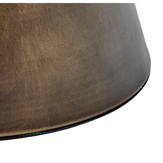 Stolik kawowy okrągły SIGO fi 45 szklany/brązowy - Zdjęcie 3