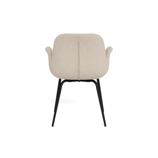 Krzesło tapicerowane ZENO beżowe - Zdjęcie 4