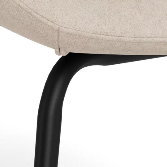 Krzesło tapicerowane ZENO beżowe - Zdjęcie 8