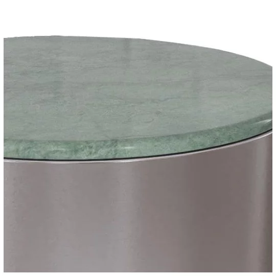 Stolik kawowy RASCAL fi 45 metalowy/zielony - Zdjęcie 7