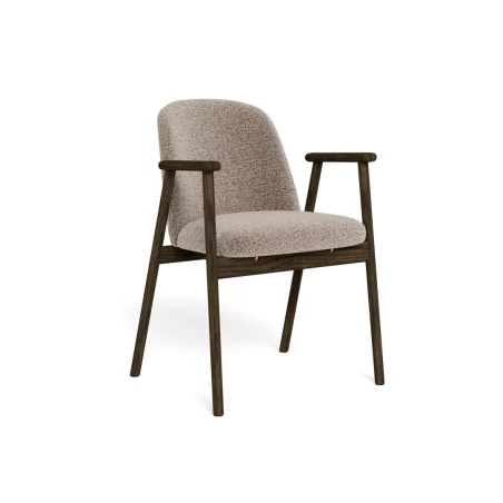 Leo dining chair with armrest