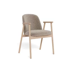 Leo dining chair with armrest