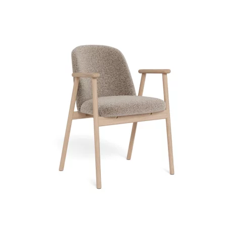 Leo dining chair with armrest