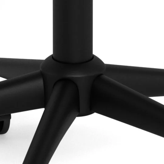 Krzesło biurowe tapicerowane KORT beżowe - Zdjęcie 8