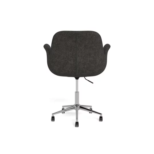 Krzesło biurowe tapicerowane ZENO antracytowe - Zdjęcie 5