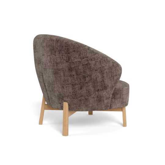 Fotel tapicerowany DINO brązowy - Zdjęcie 4