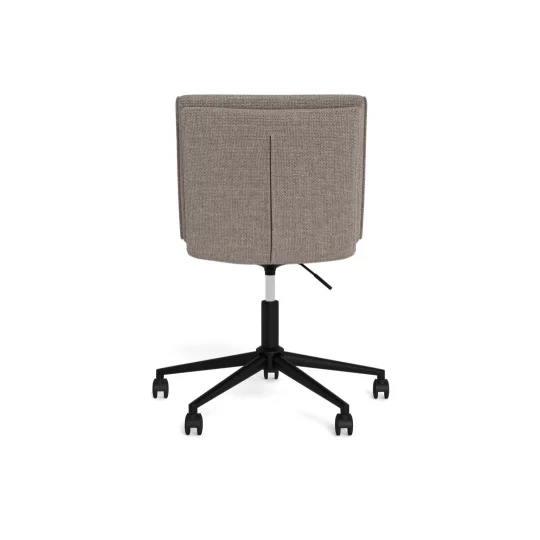 Krzesło biurowe tapicerowane COMO szarobeżowe - Zdjęcie 5