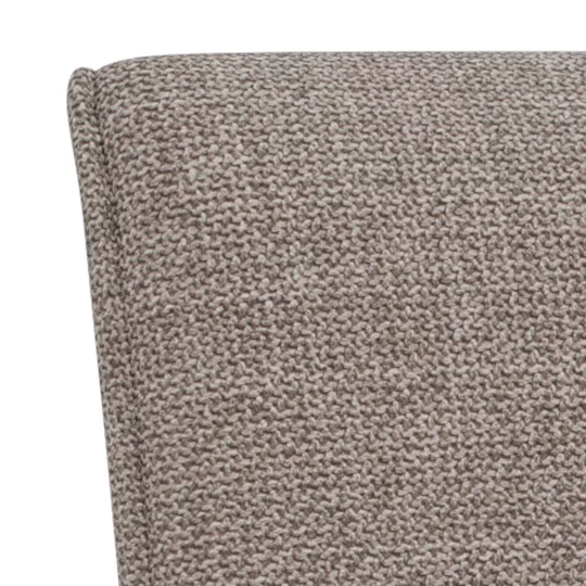 Krzesło biurowe tapicerowane COMO szarobeżowe - Zdjęcie 6