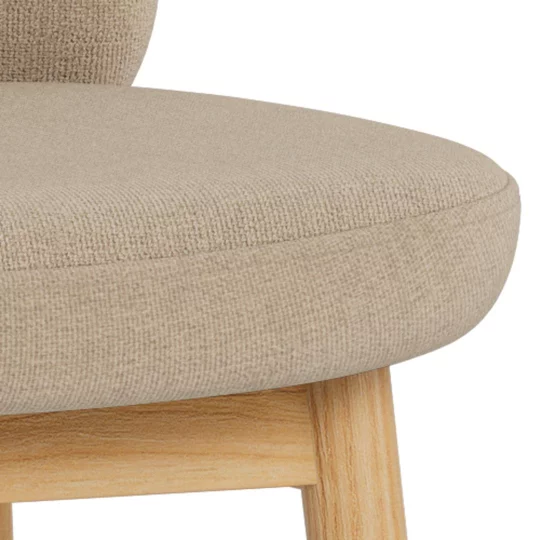 Hoker tapicerowany POLA beżowy - Zdjęcie 7