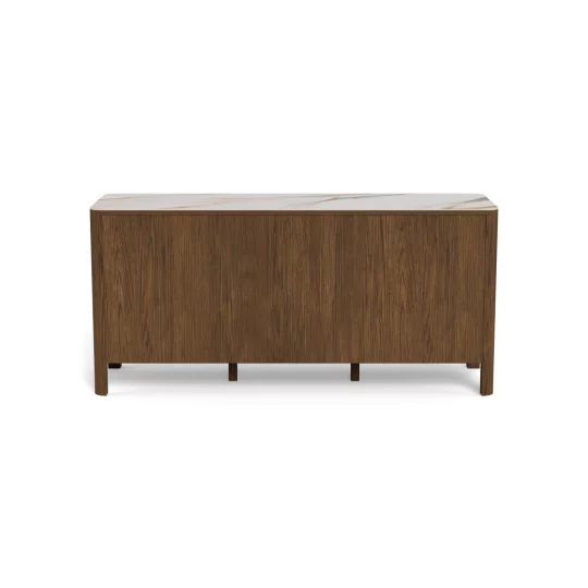 Komoda MONS drewniana/marmurowa - Zdjęcie 4