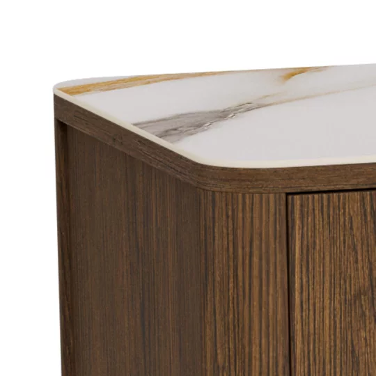 Komoda MONS drewniana/marmurowa - Zdjęcie 6