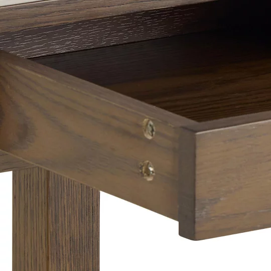 Stolik boczny MONS drewniany/marmur - Zdjęcie 6