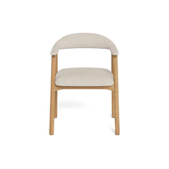 Krzesło tapicerowane SONA ecru - Zdjęcie 2