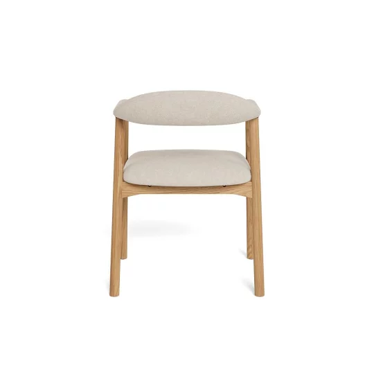 Krzesło tapicerowane SONA ecru - Zdjęcie 5