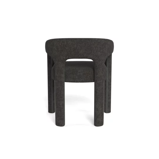 Krzesło tapicerowane BERY antracytowe - Zdjęcie 5