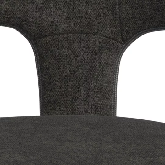 Krzesło tapicerowane BERY antracytowe - Zdjęcie 7
