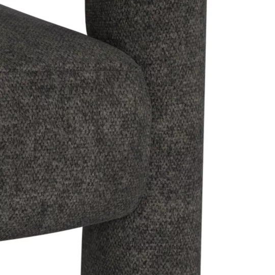 Krzesło tapicerowane BERY antracytowe - Zdjęcie 8