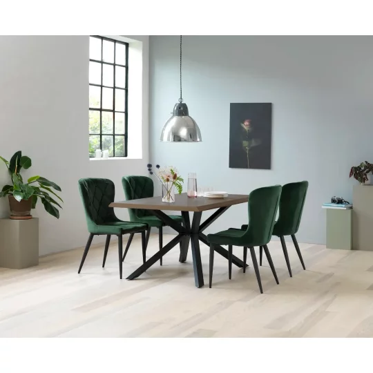 Stół prostokątny ARNO 90X180 dąb dymiony - Zdjęcie 3