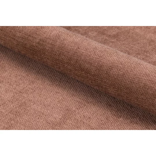 Krzesło tapicerowane z podłokietnikami ENZO brązowe - Zdjęcie 11