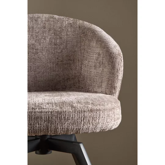 Krzesło tapicerowane DINO brązowe - Zdjęcie 5